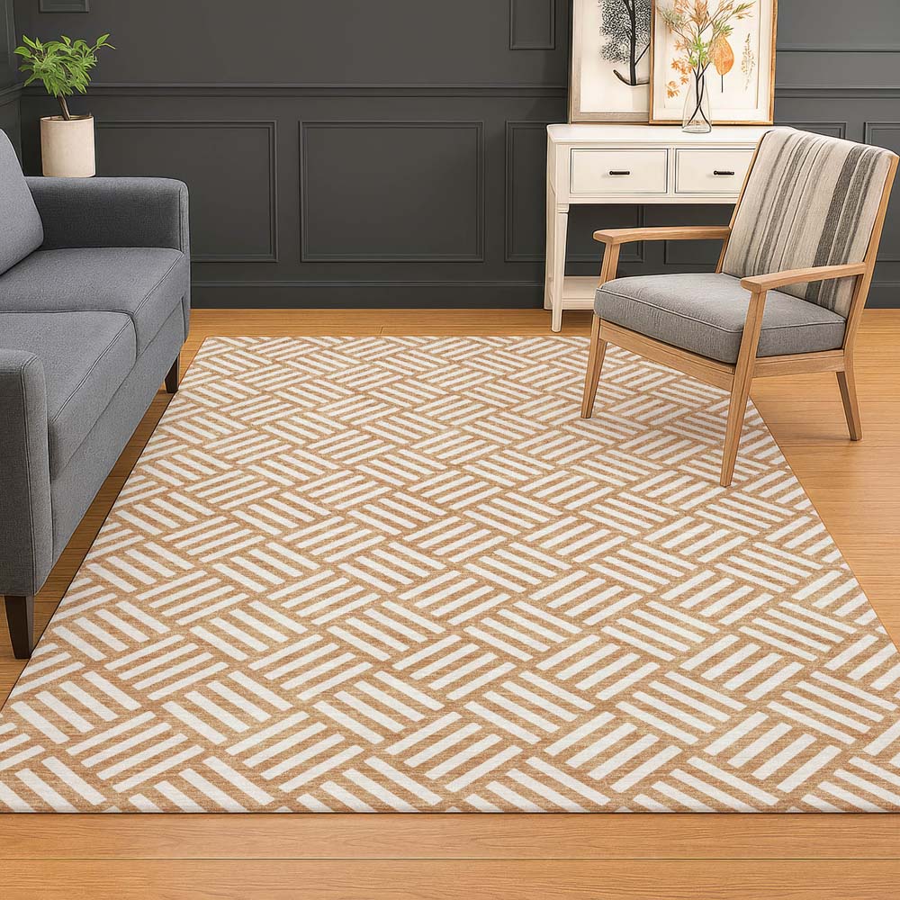 Dalyn The Reserve TR3 Copper Area Rug Room Scene