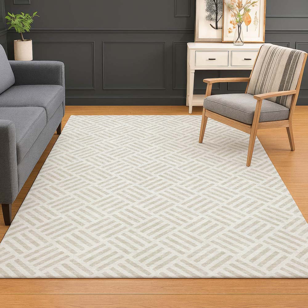 Dalyn The Reserve TR3 Ivory Area Rug Room Scene