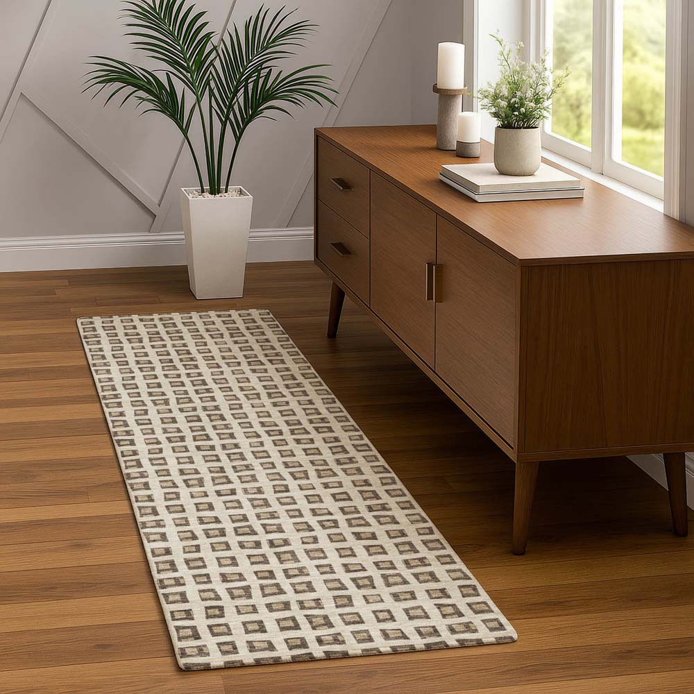 Dalyn The Reserve TR4 Brown Area Rug Runner Room Scene