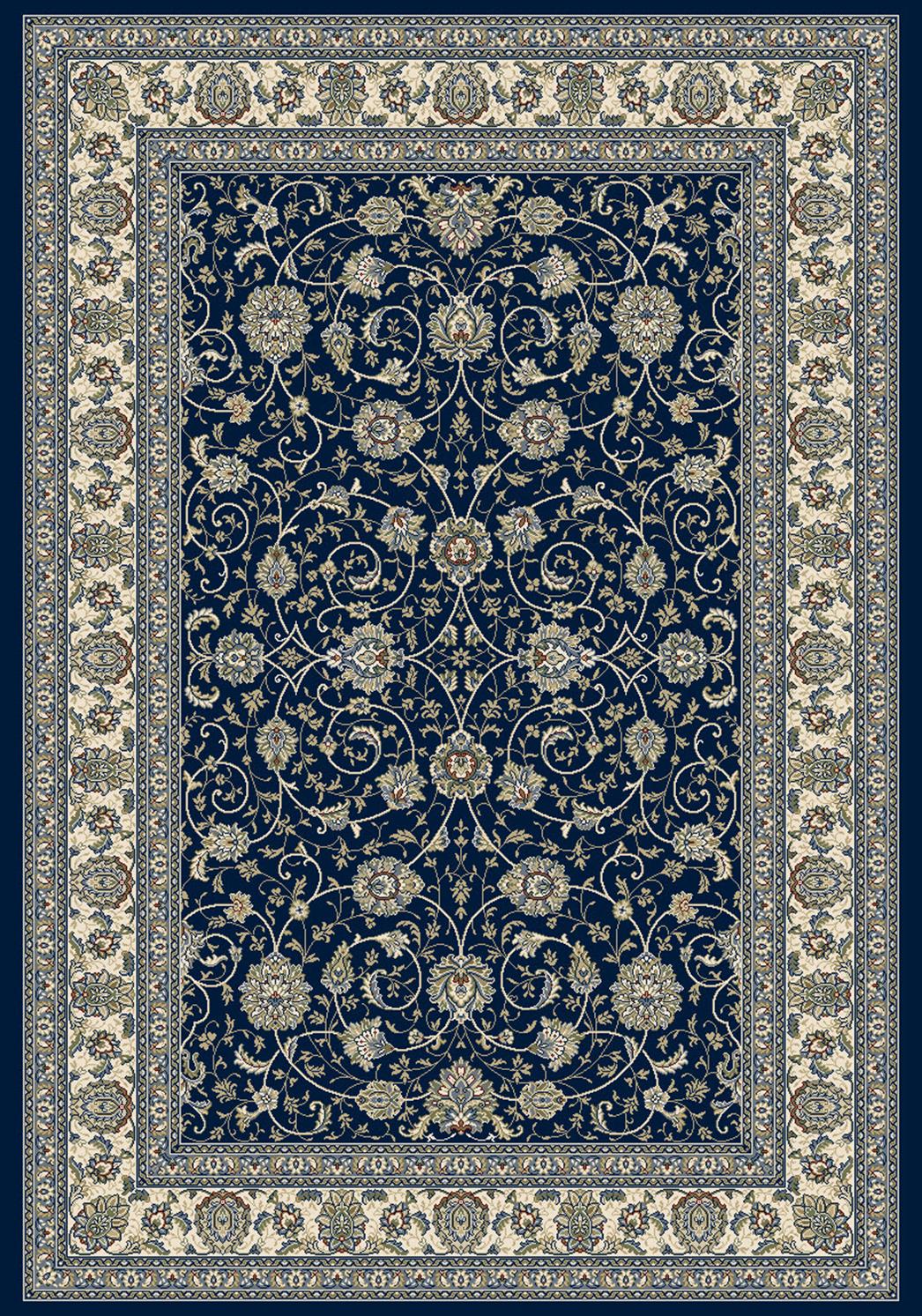 Dynamic Rugs Ancient Garden 571203464 Navy Area Rug CarpetMart