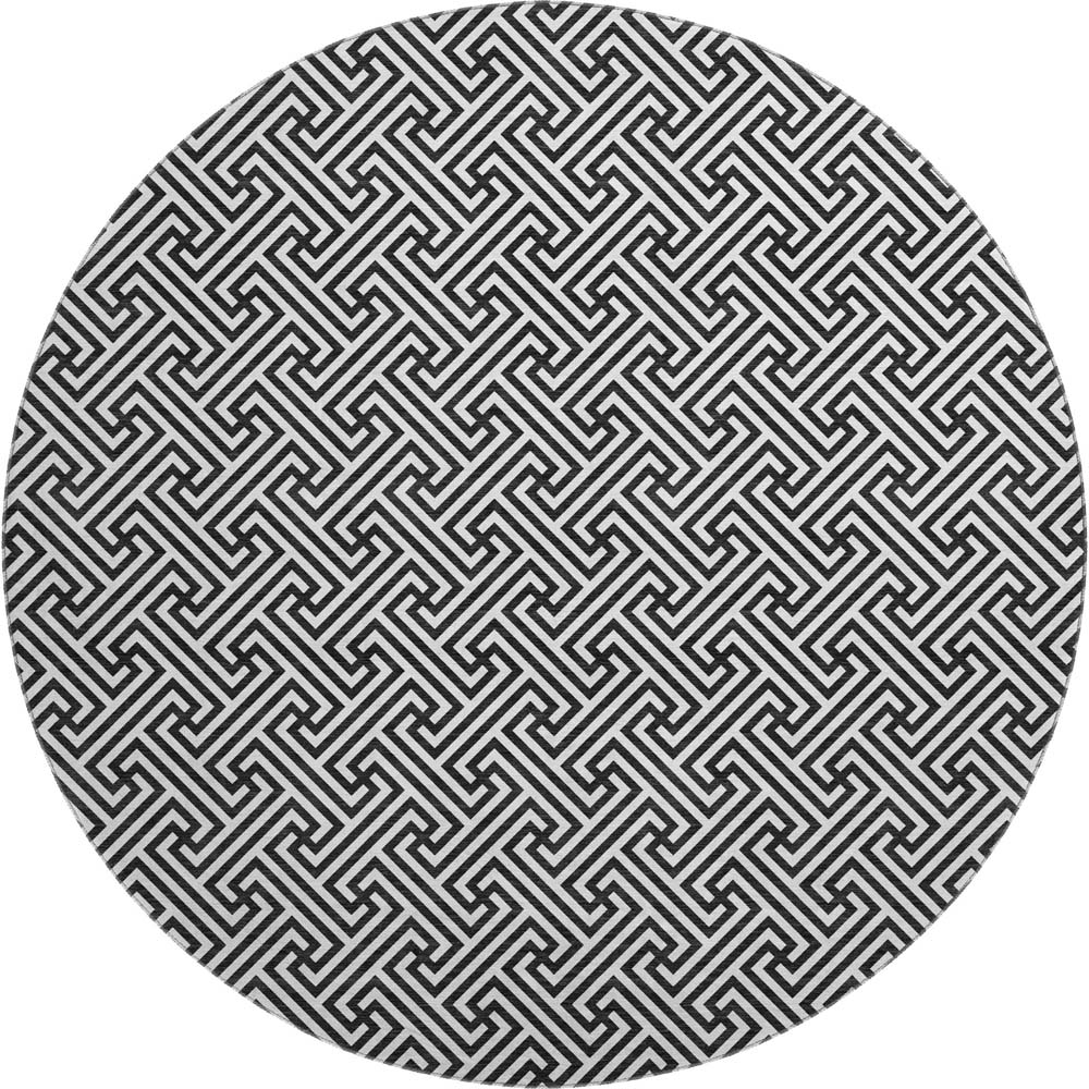 Dalyn The Reserve TR5 Black Area Round Rug