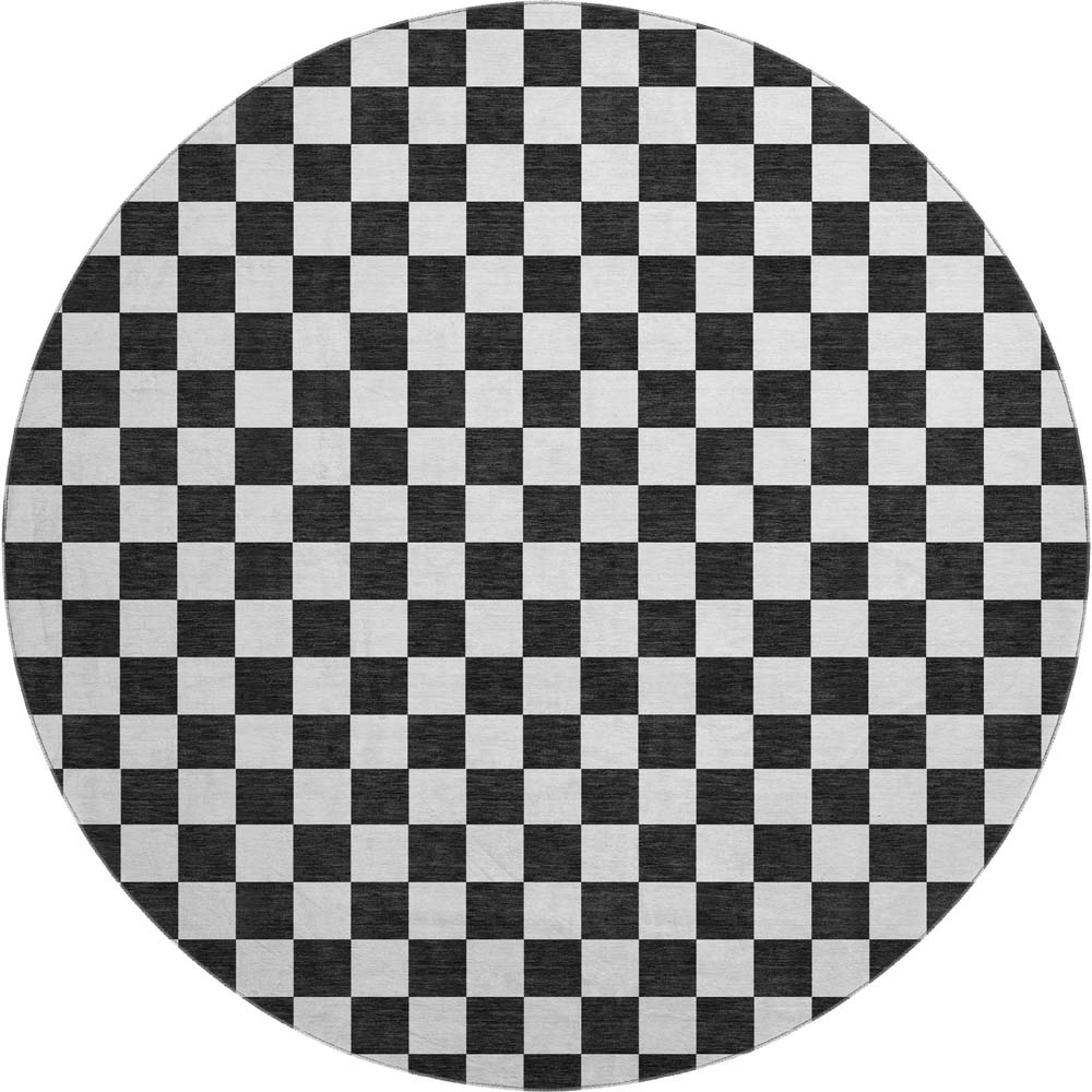 Dalyn The Reserve TR7 Black Area Round Rug Dalyn The Reserve TR7 Black Area Round Rug
