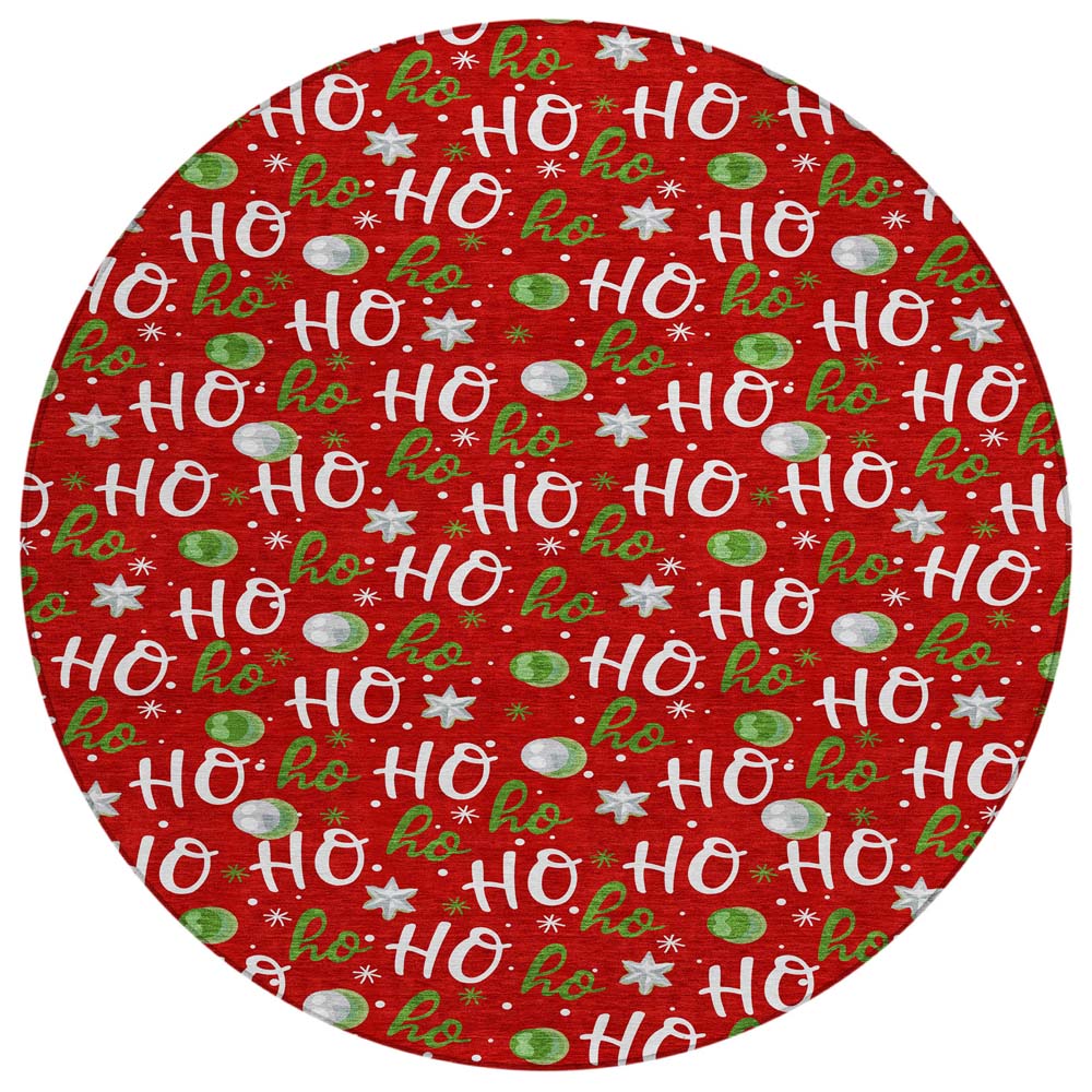 Dalyn Wonderland WN18 Red Area Round Rug