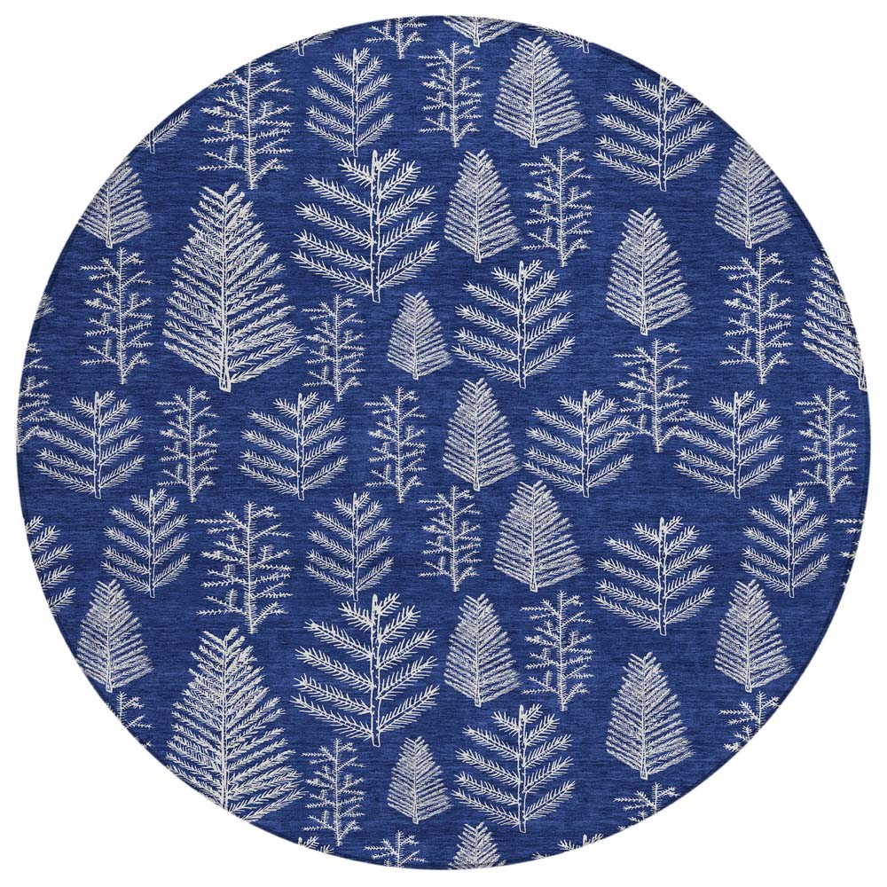 Dalyn Wonderland WN21 Navy Area Round Rug
