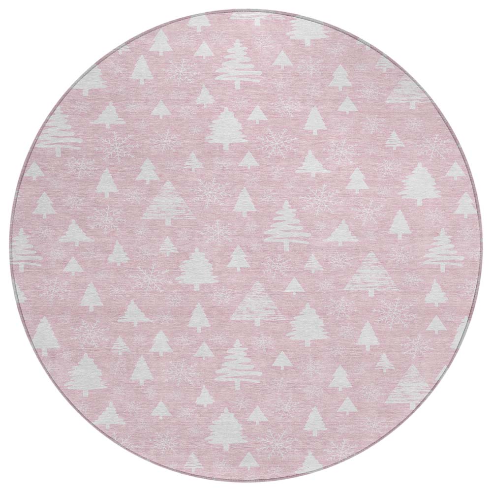 Dalyn Wonderland WN23 Pink Area Round Rug
