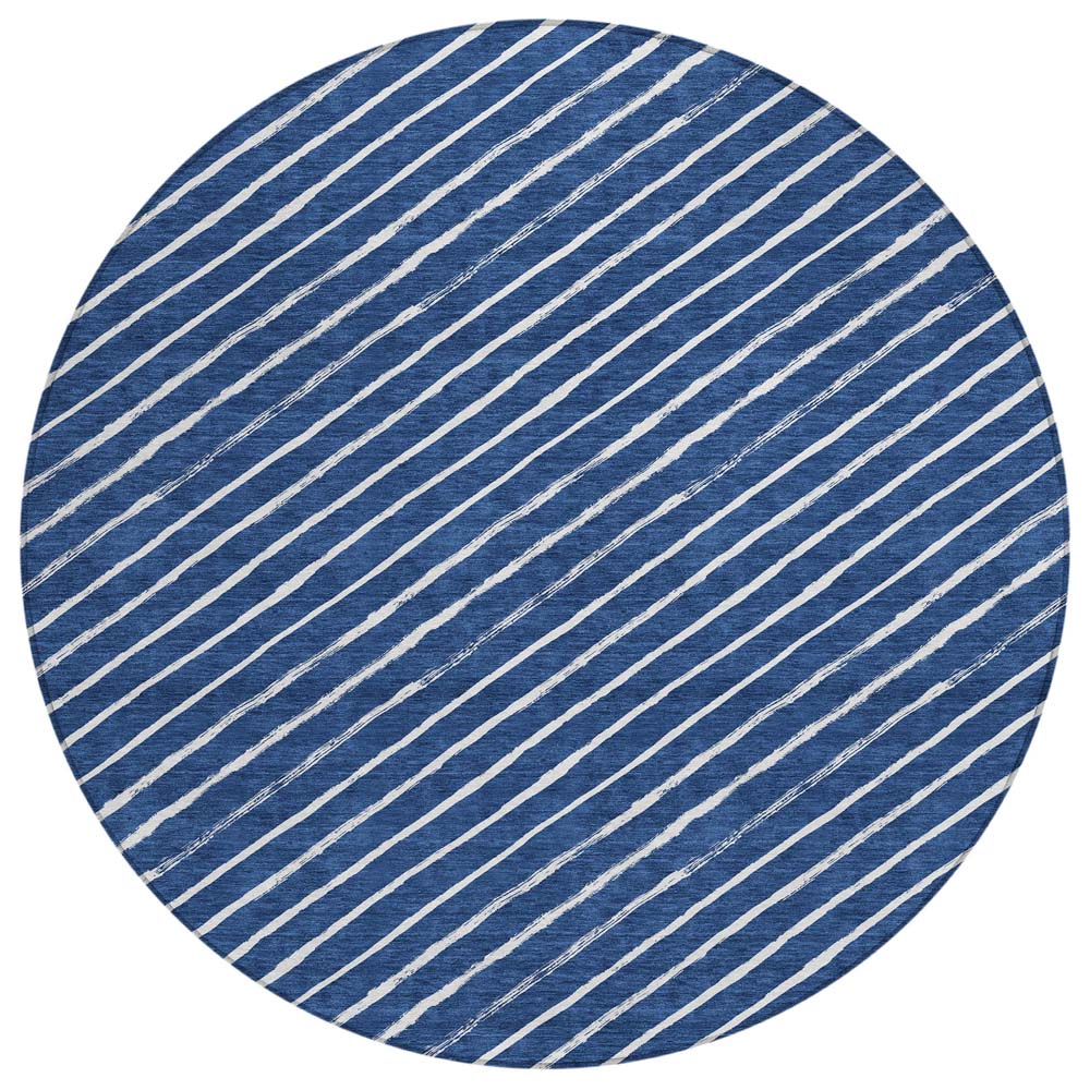 Dalyn Wonderland WN27 Navy Area Round Rug