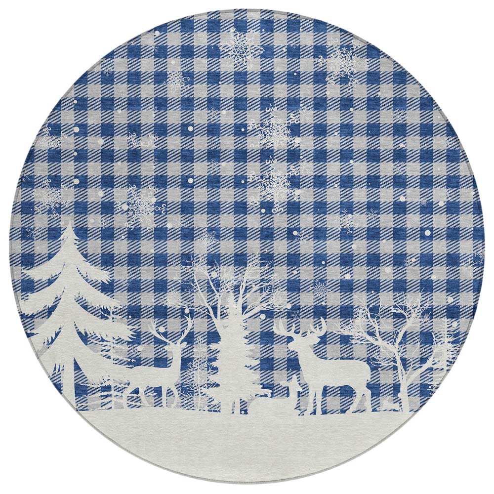 Dalyn Wonderland WN32 Blue Area Round Rug Dalyn Wonderland WN32 Blue Area Round Rug