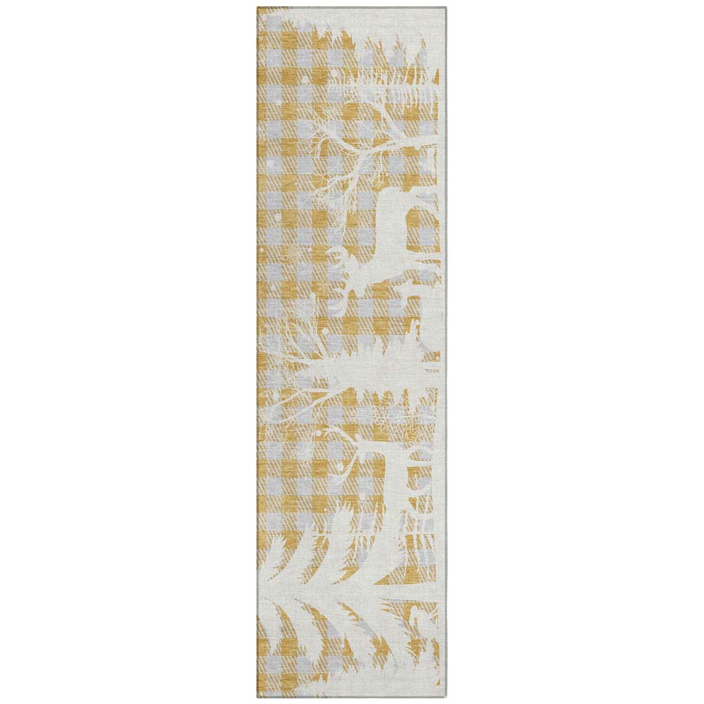 Dalyn Wonderland WN32 Gold Area Runner Rug Dalyn Wonderland WN32 Gold Area Runner Rug