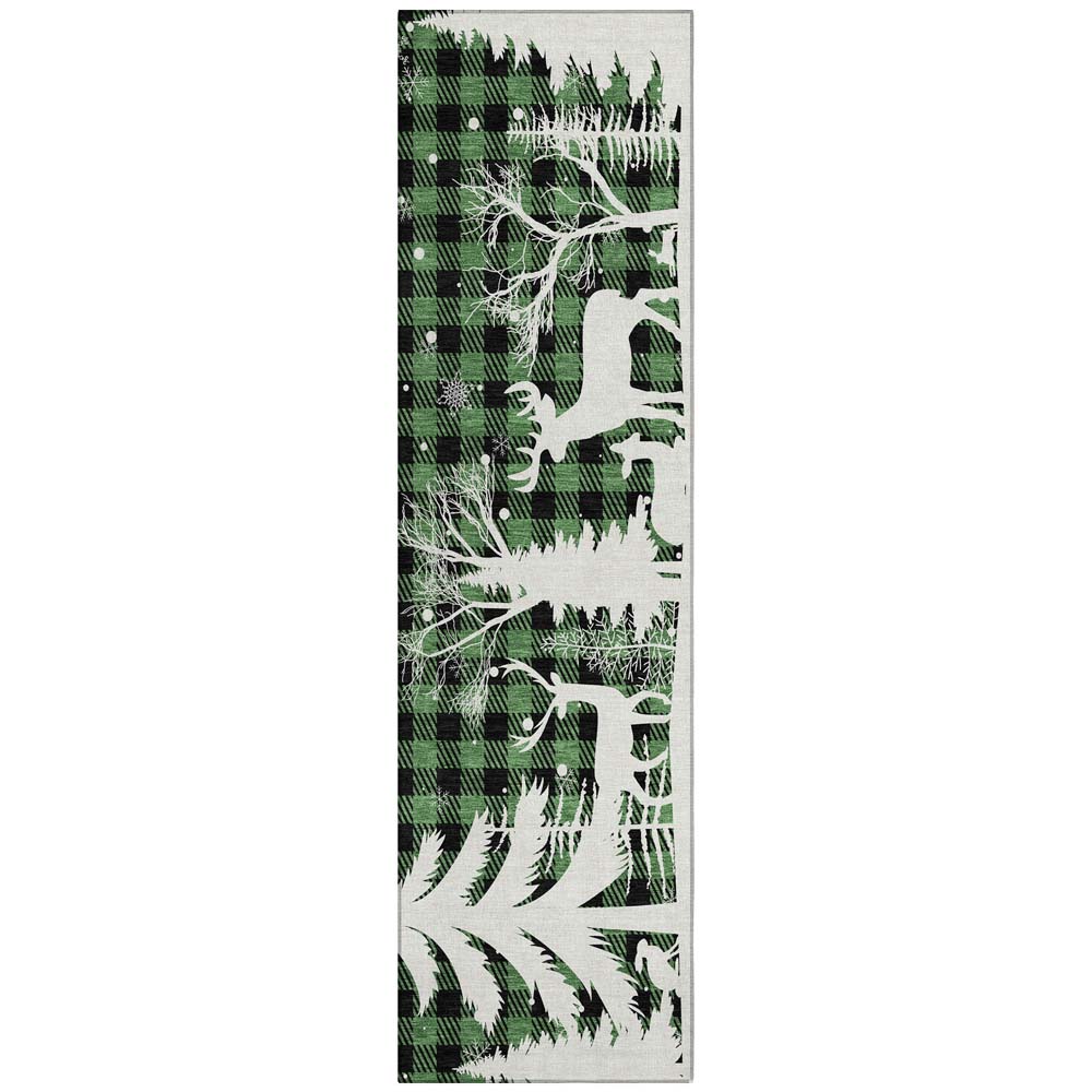 Dalyn Wonderland WN32 Green Area Runner Rug
