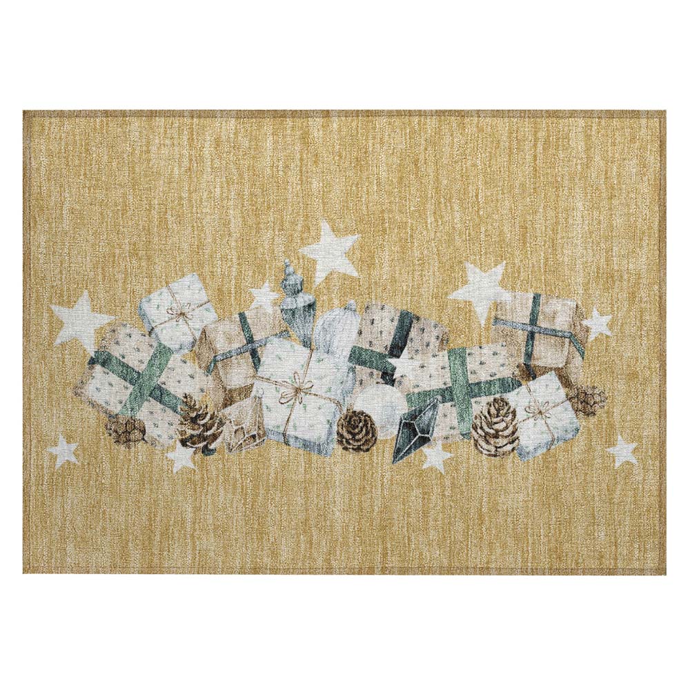 Dalyn Wonderland WN33 Gold Area Rug
