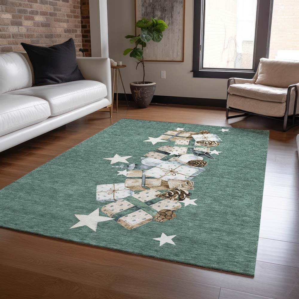 Dalyn Wonderland WN33 Seafoam Area Rug Room Scene
