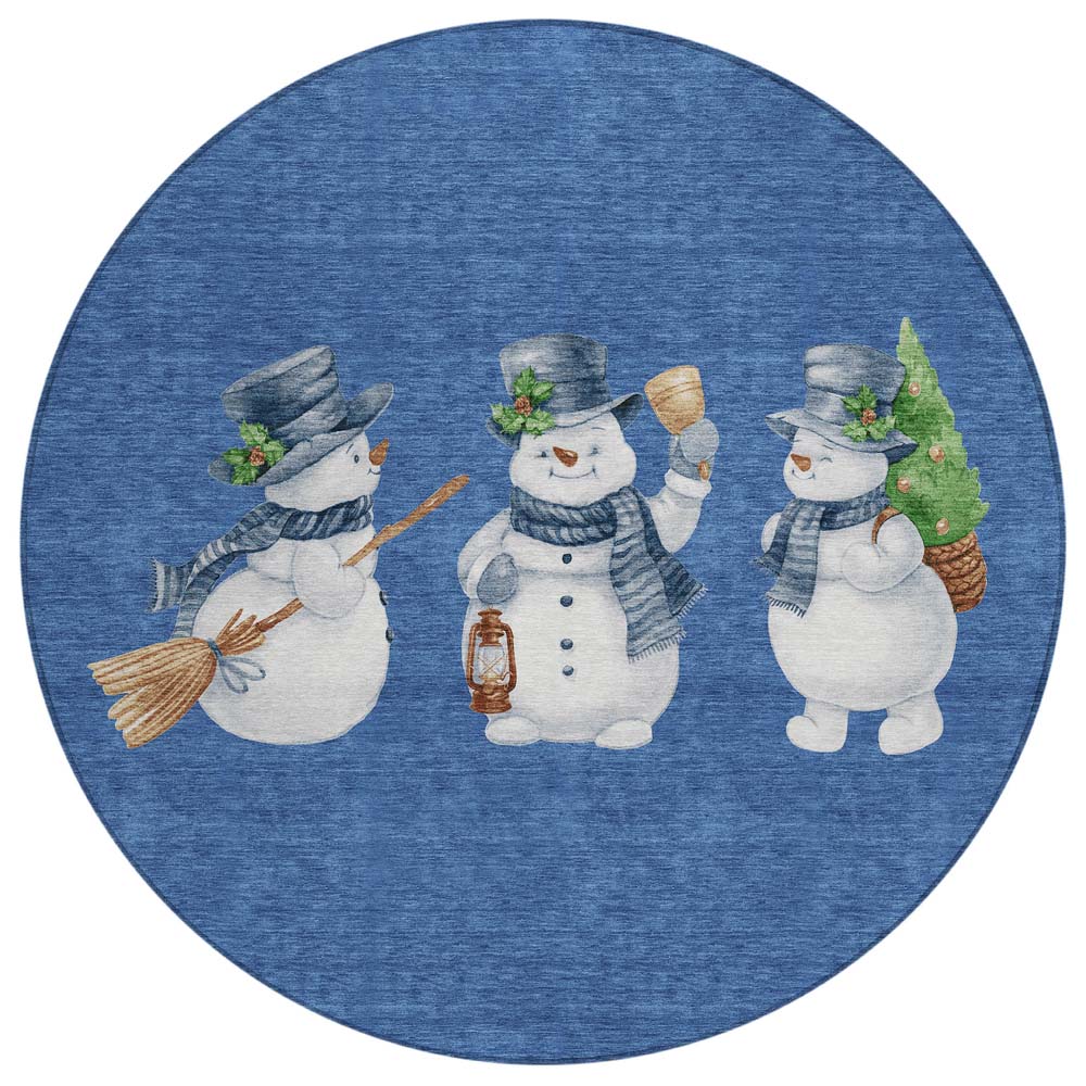 Dalyn Wonderland WN34 Navy Area Round Rug