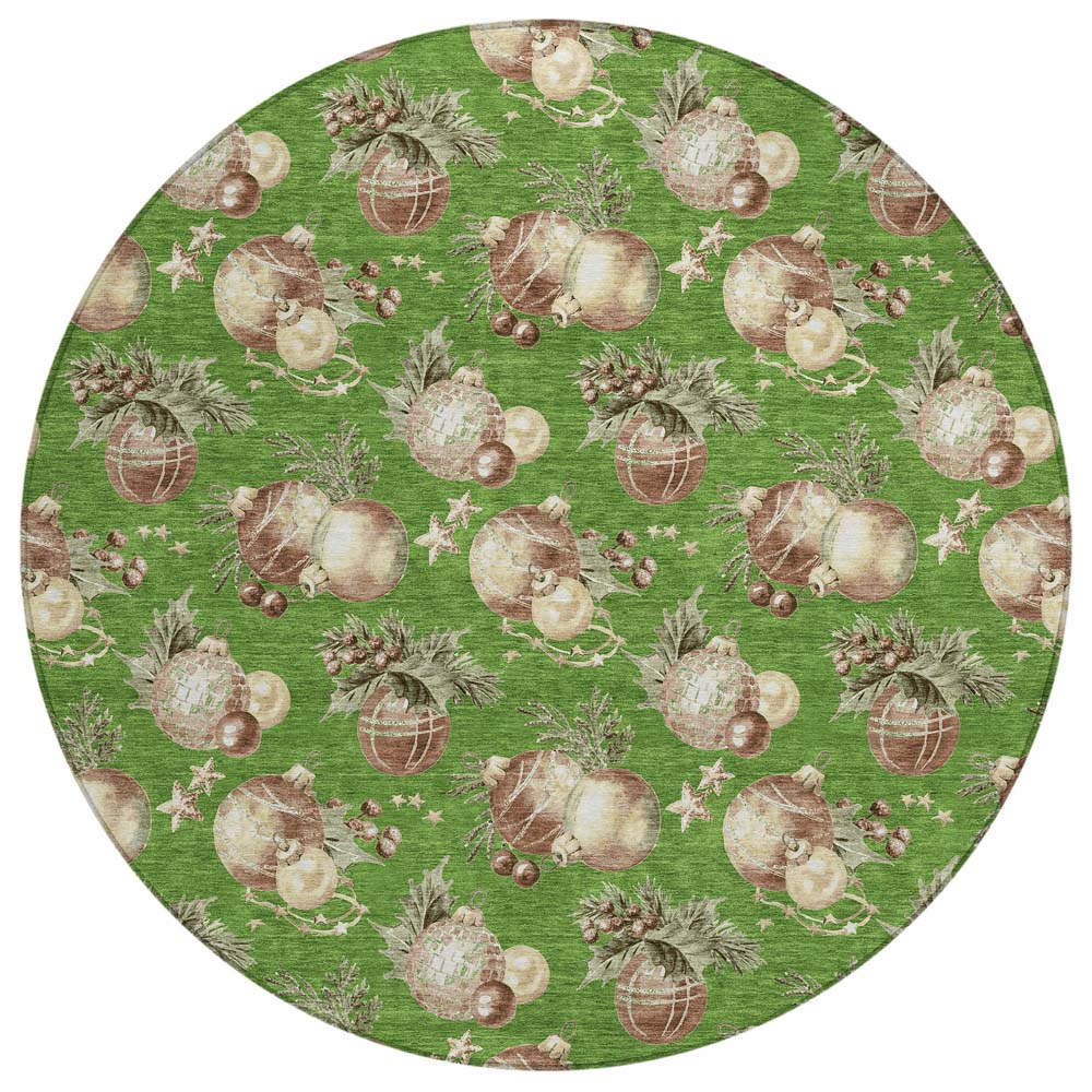 Dalyn Wonderland WN36 Green Area Round Rug