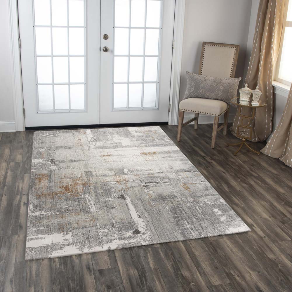Rizzy Home Anatolia ANT745 Gray Area Rug Room Scene