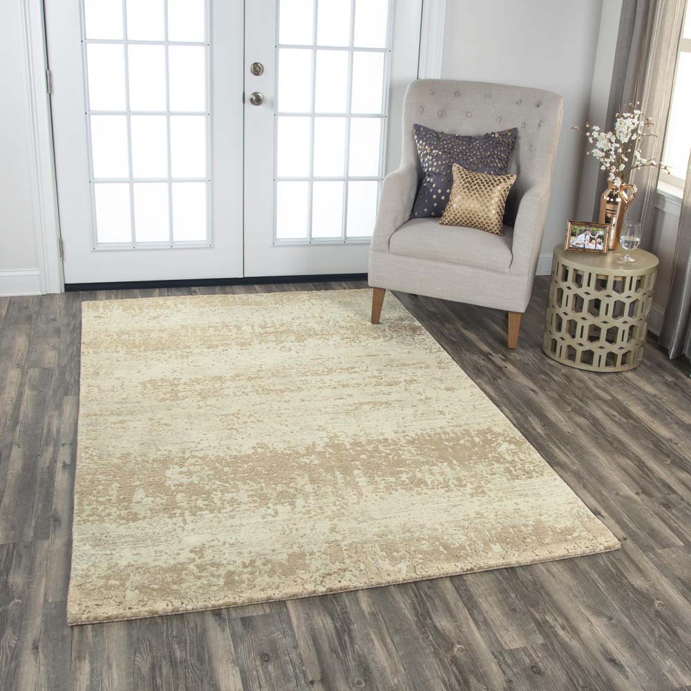 Rizzy Home Artistry ARY104 Beige Area Rug Room Scene
