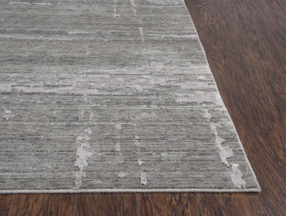 Rizzy Home Artistry ARY107 Gray Area Rug Corner