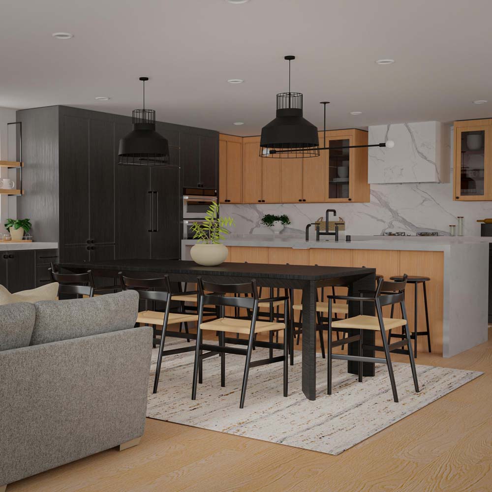 Rizzy Home Aspen ASP204 Ivory Area Rug Room Scene