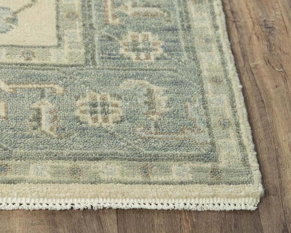 Rizzy Home Belmont BMT960 Ivory Area Rug Corner