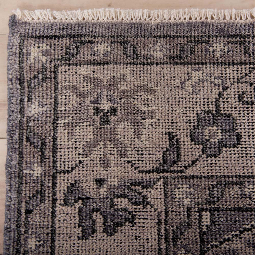 Rizzy Home Centra CET726 Gray  Area Rug Corner