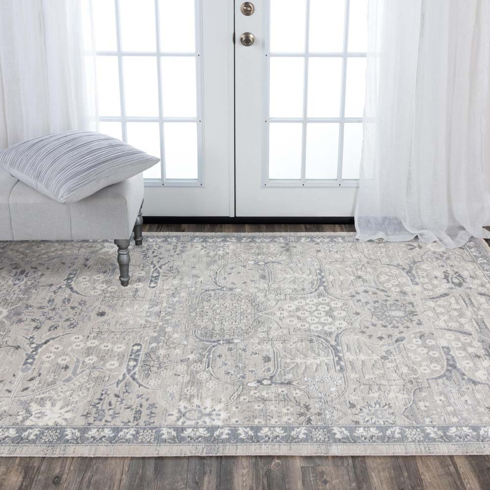 Rizzy Home Couture CUT105 Gray Area Rug Room Scene