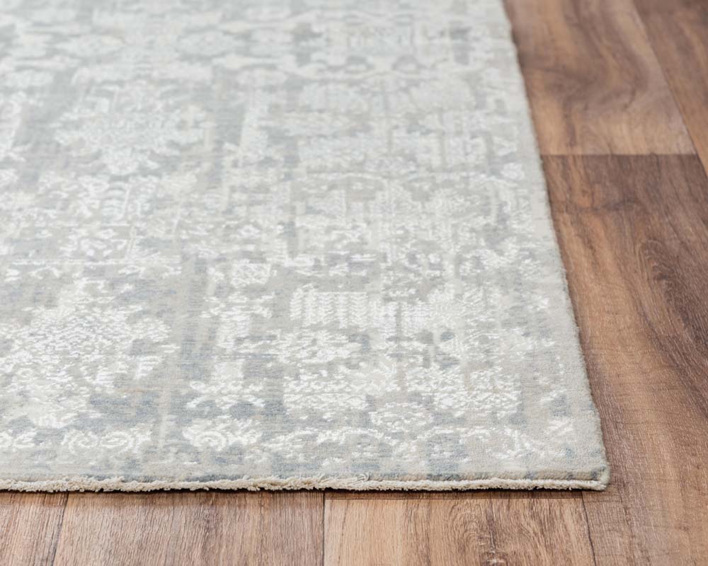 Rizzy Home Couture CUT109 Gray Area Rug Corner