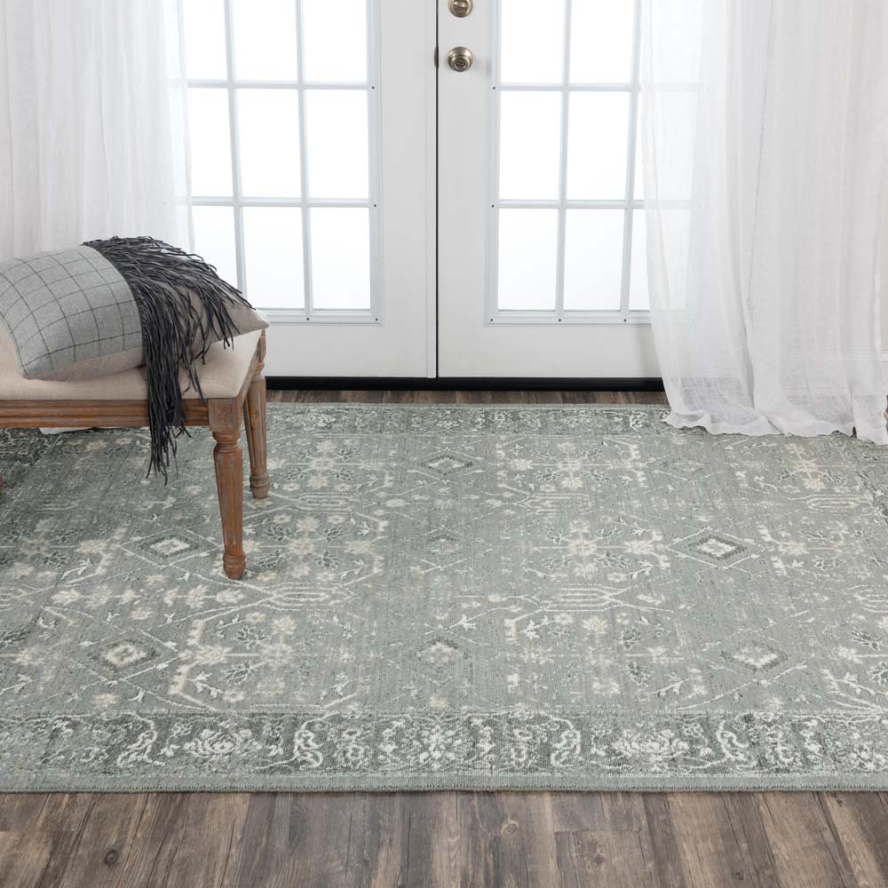 Rizzy Home Couture CUT110 Gray Area Rug Room Scene