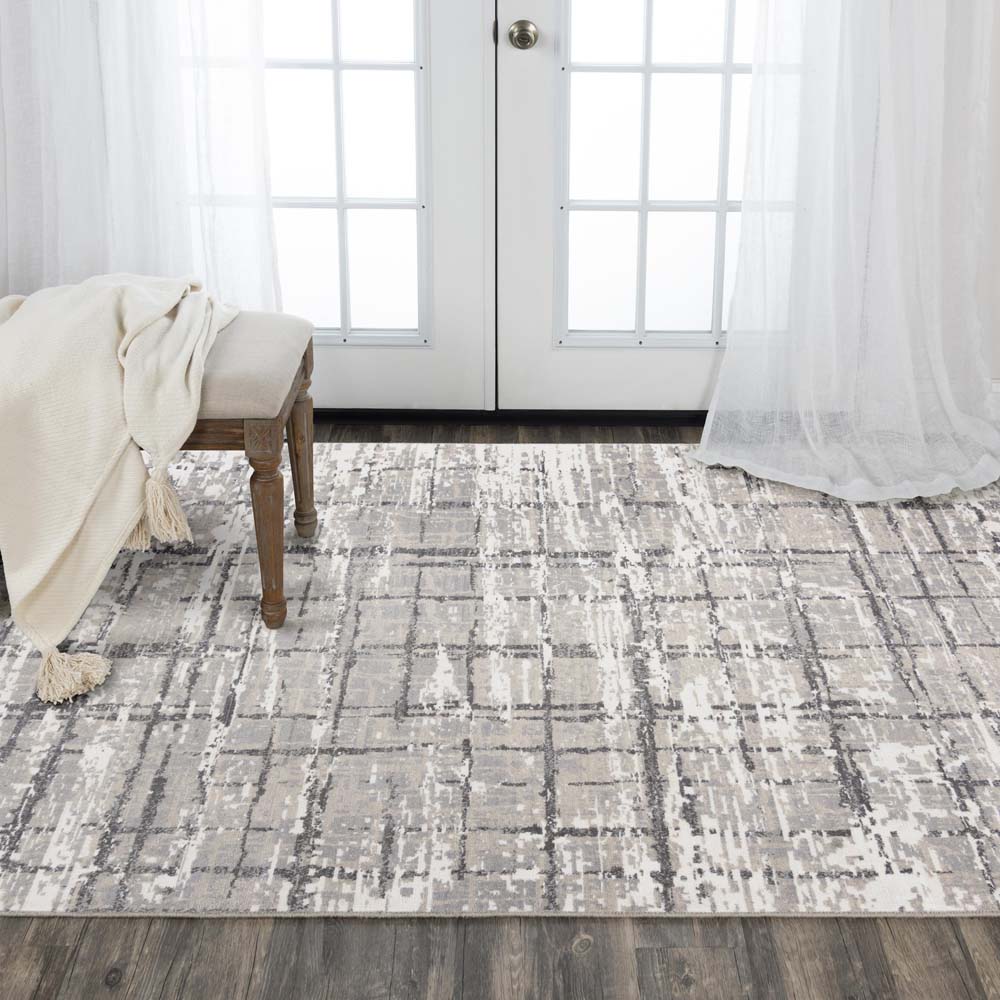 Rizzy Home Couture CUT116 Ivory Area Rug Room Scene