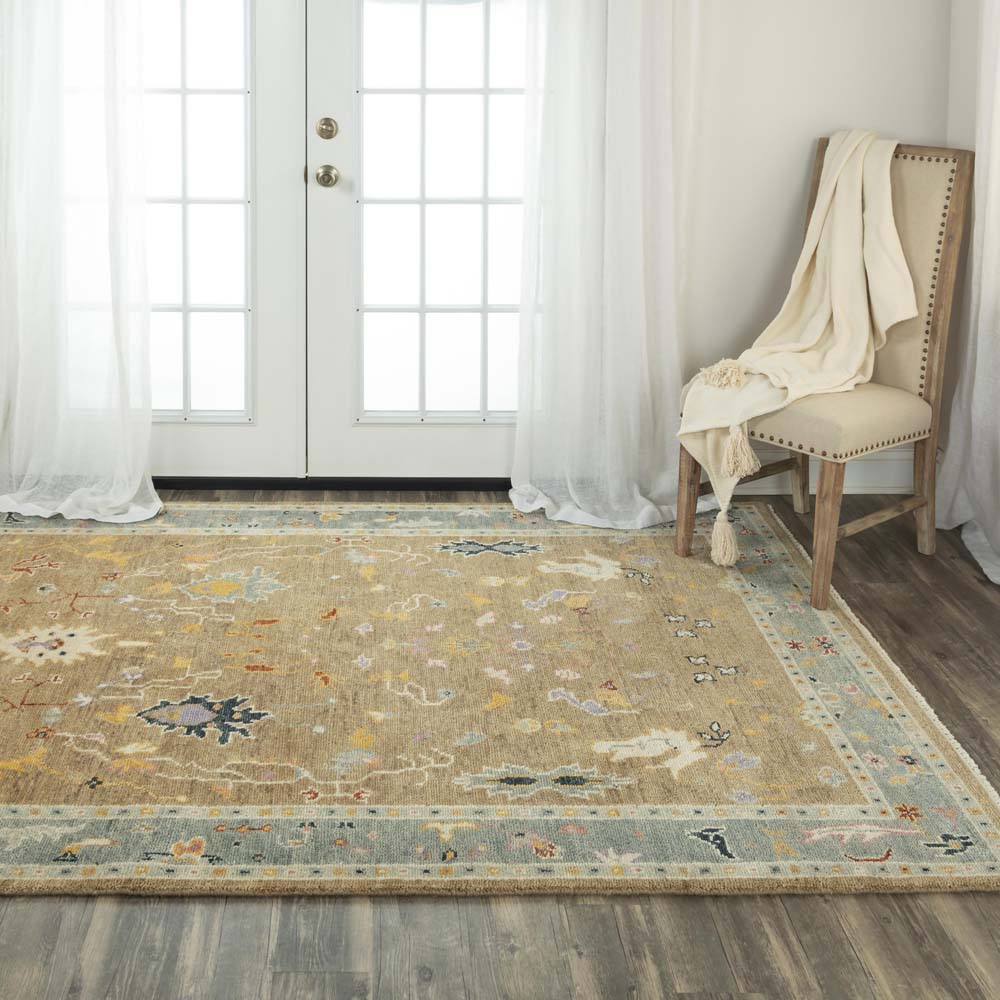 Rizzy Home Envision ENV965 Taupe Area Rug Room Scene