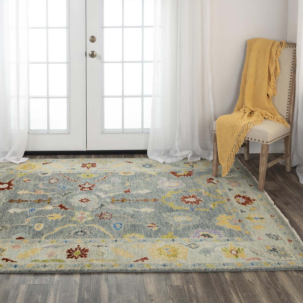 Rizzy Home Envision ENV997 Gray Area Rug Room Scene