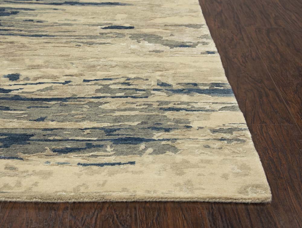 Rizzy Home Finesse FIN104 Beige Area Rug Corner