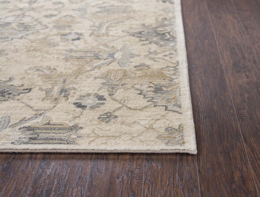 Rizzy Home Gossamer GS7222 Beige Area Rug Corner
