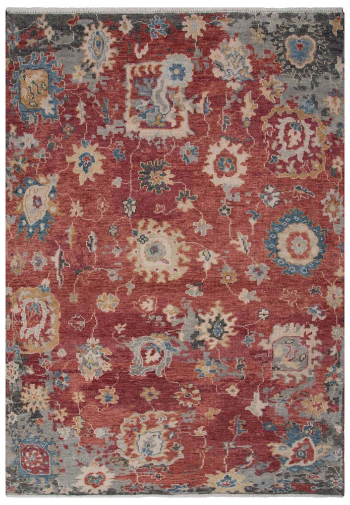 Rizzy Home Hallmark HAL240 Red Area Rug