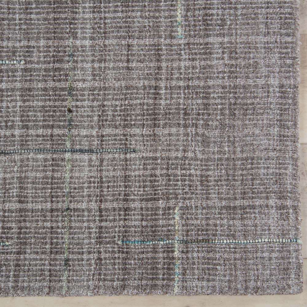 Rizzy Home Kiki KIK691 Brown Area Rug Corner