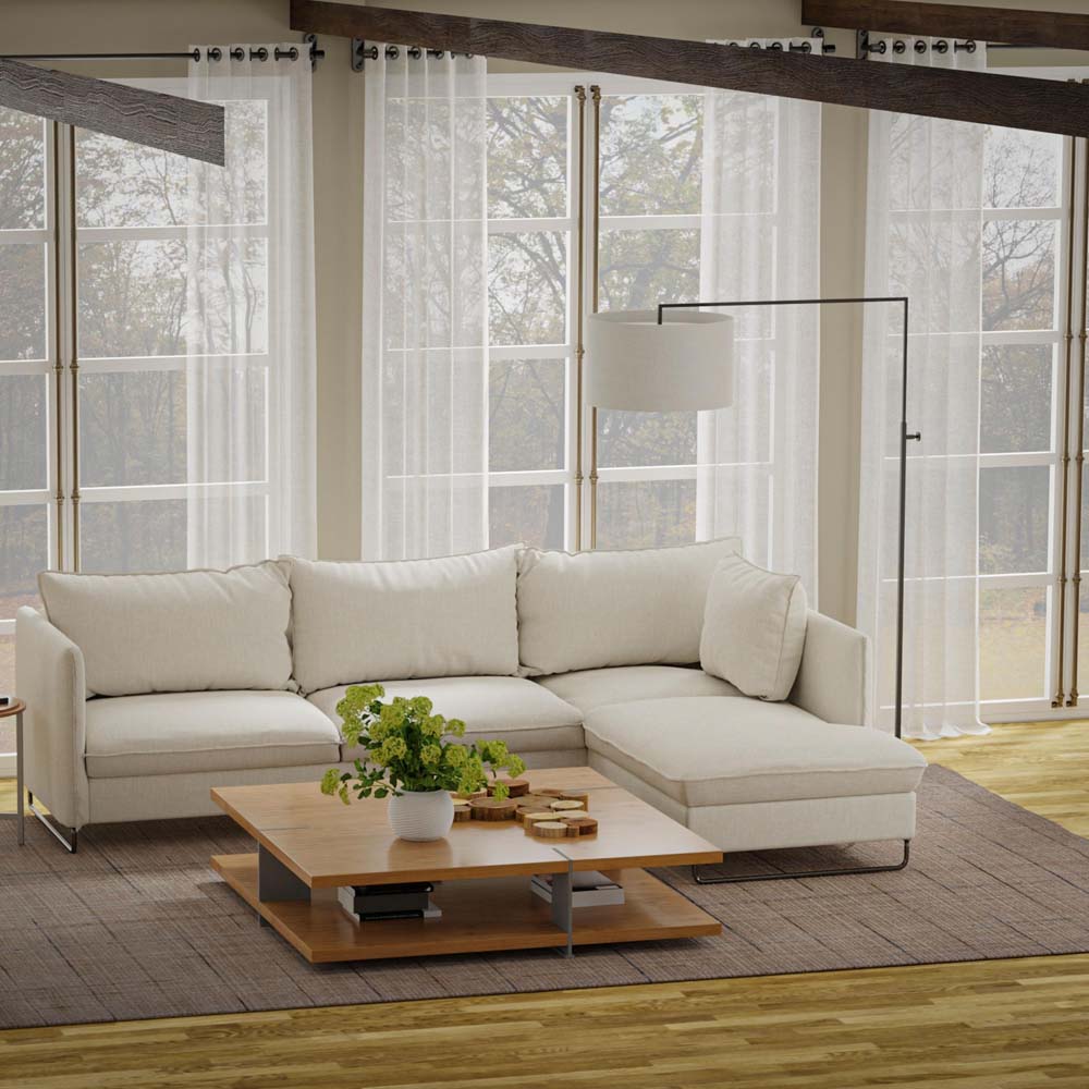 Rizzy Home Kiki KIK692 Brown Area Rug Room Scene