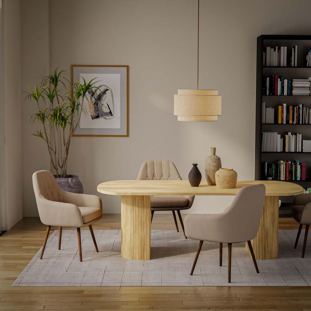 Rizzy Home Kiki KIK694 Ivory Area Rug Room Scene