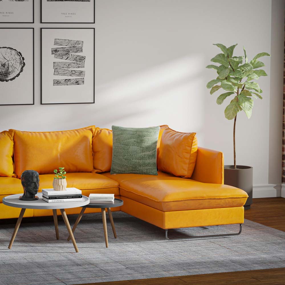 Rizzy Home Kiki KIK695 Gray Area Rug Room Scene