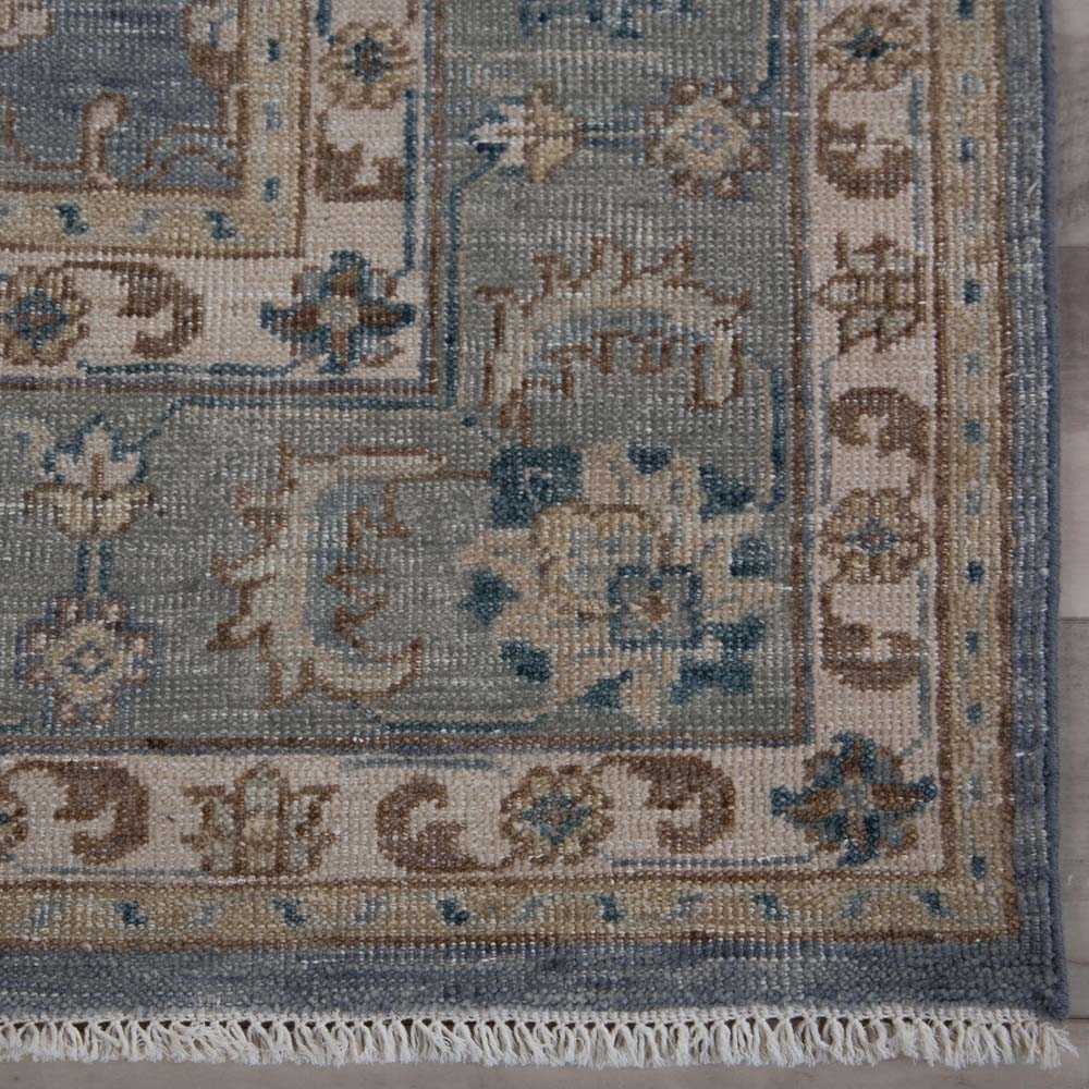 Rizzy Home Tuscany TUS712 Gray Area Rug Corner