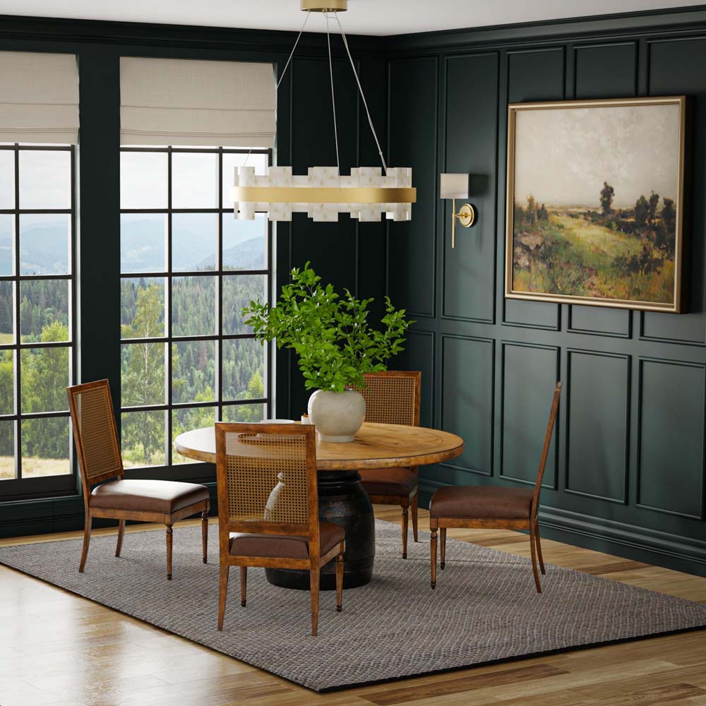 Rizzy Home Benett BTN108 Beige Area Rug Room Scene