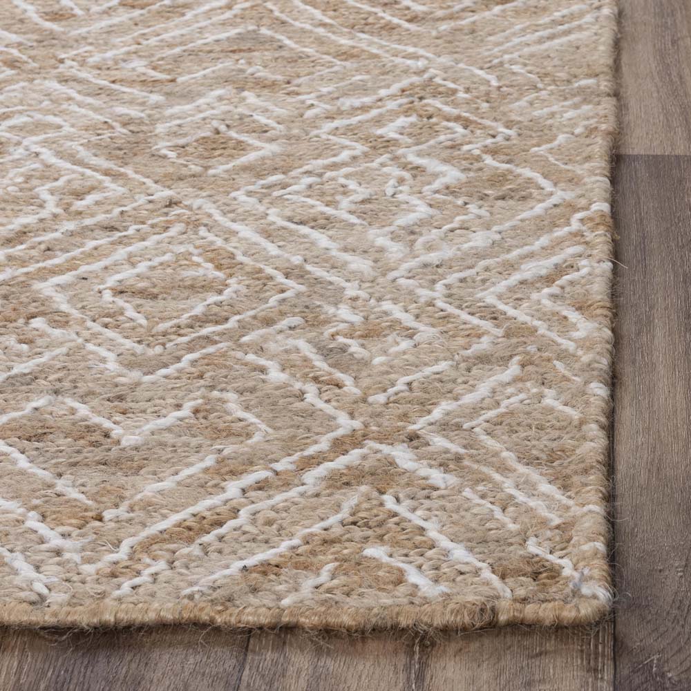 Rizzy Home Bengal BNL939 Beige Area Rug Corner
