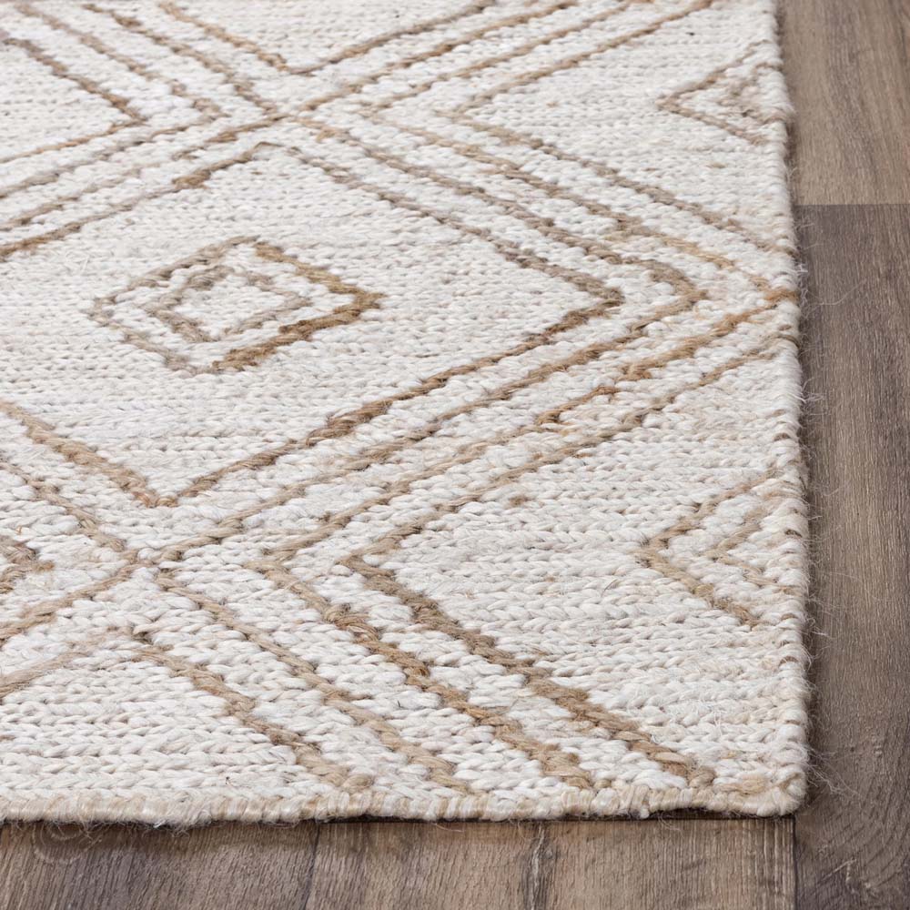 Rizzy Home Bengal BNL941 Beige Area Rug Corner