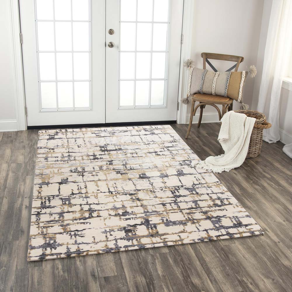 Rizzy Home Bolero BOL723 Beige Area Rug Room Scene