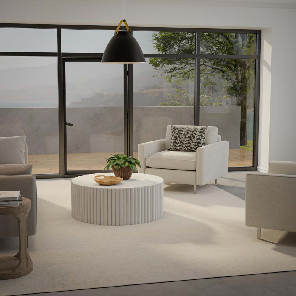 Rizzy Home Cosgrove CSG103 Ivory Area Rug Room Scene