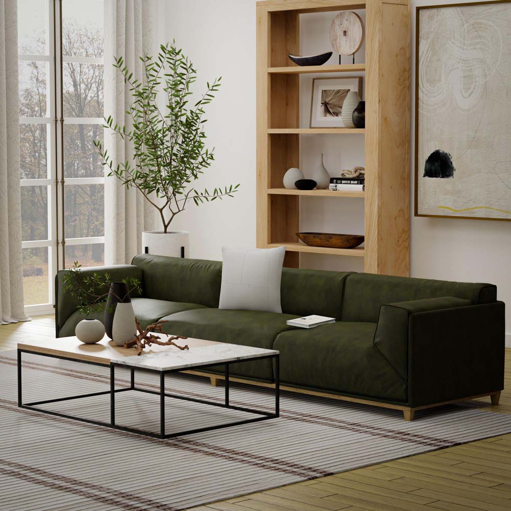 Rizzy Home Dream DRM243 Ivory Area Rug Room Scene