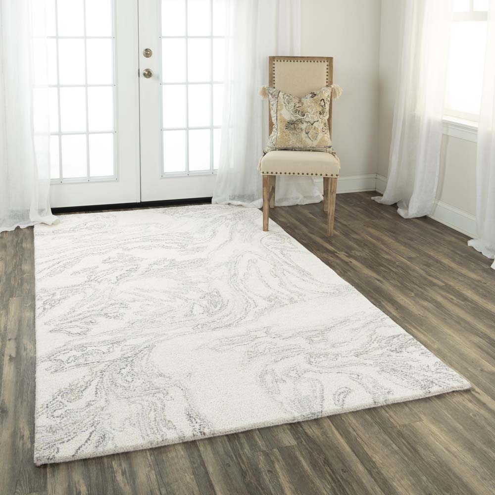 Rizzy Home Harmony HMY974 Ivory Area Rug Room Scene