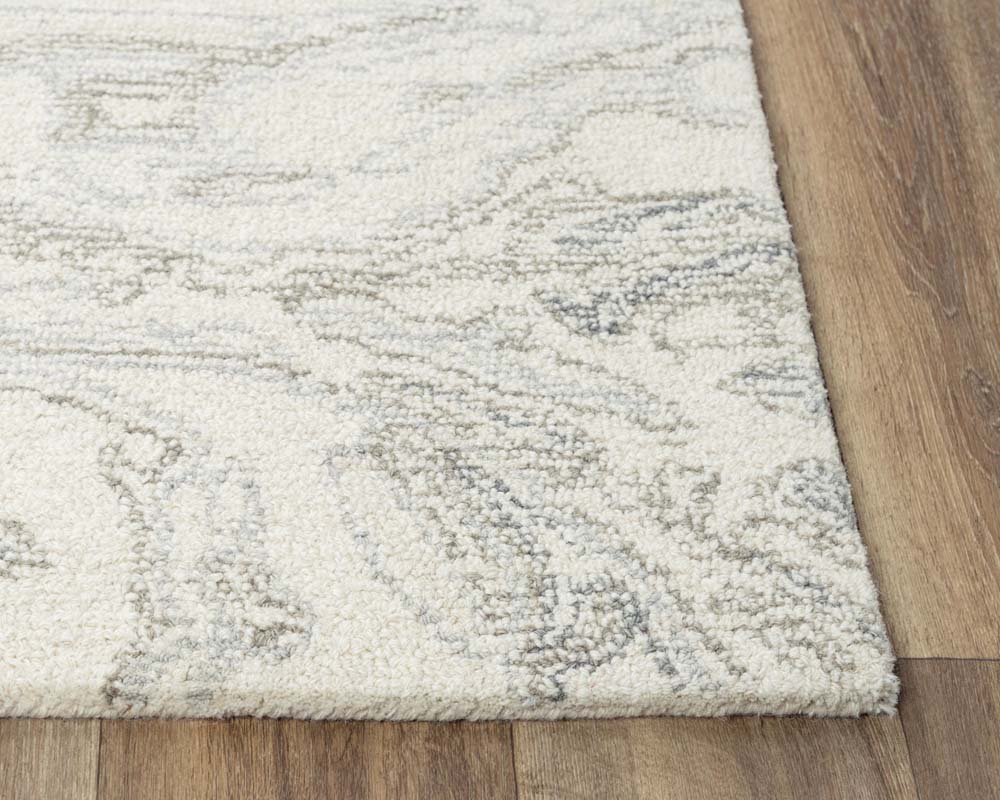 Rizzy Home Harmony HMY974 Ivory Area Rug Corner
