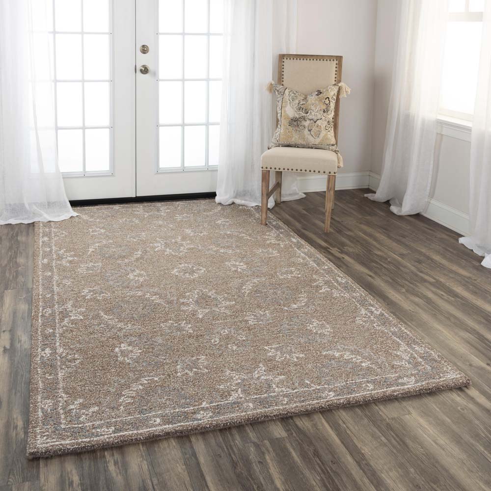 Rizzy Home Harmony HMY981 Brown Area Rug Room Scene