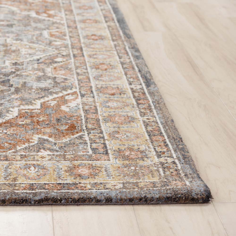 Rizzy Home Jasper JAS736 Multicolorcolor Area Rug Corner