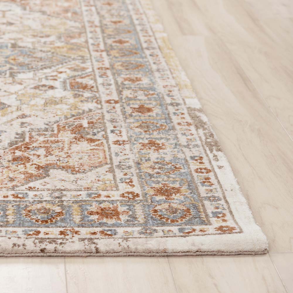 Rizzy Home Jasper JAS737 Ivory Area Rug Corner