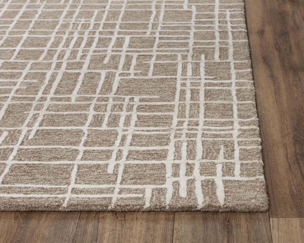 Rizzy Home Jazz JZZ974 Brown Area Rug Corner