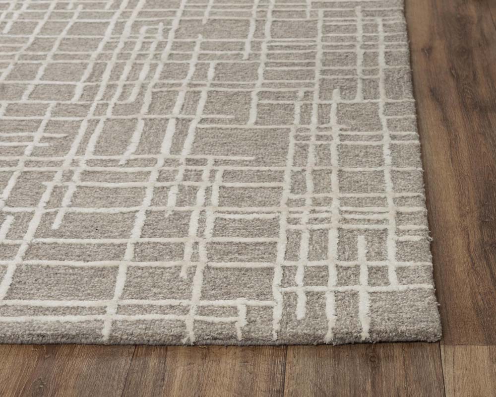 Rizzy Home Jazz JZZ975 Gray Area Rug Corner